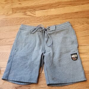 Vissla Light Blue Small Mens Shorts Upcycled Poly Cotton Feont Tie 3 Pockets
